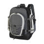 Monte Rosa Classic Travel Rucksack - Dark Grey/Black/Light Grey - One Size