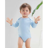 Baby long Sleeve Bodysuit - Dusty Blue