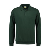 L&S Polosweater for him Forest Green S