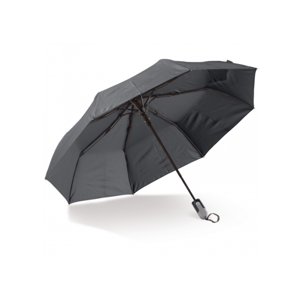 Sammenfoldelig 22” paraply auto åben