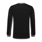 L&S Sweater Workwear black/pg L