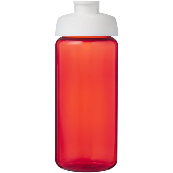H2O Active® Octave Tritan™ 600 ml flip lid sport bottle - Red/White