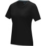 Azurite short sleeve women’s GOTS organic t-shirt - Solid black - XS