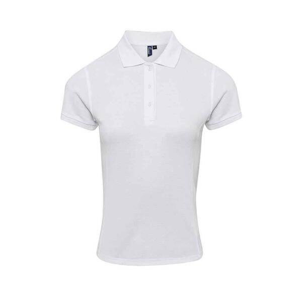 Ladies Coolchecker® Plus Piqué Polo Shirt, White, M, Premier