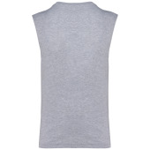 Duurzaam mouwloos heren-T-shirt Oxford Grey XXL