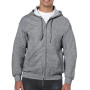 Gildan Sweater Hooded Full Zip HeavyBlend for him 424 graphite heather XXL