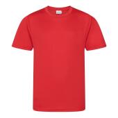 AWDis Kids Cool Smooth T-Shirt, Red, 12-13, Just Cool