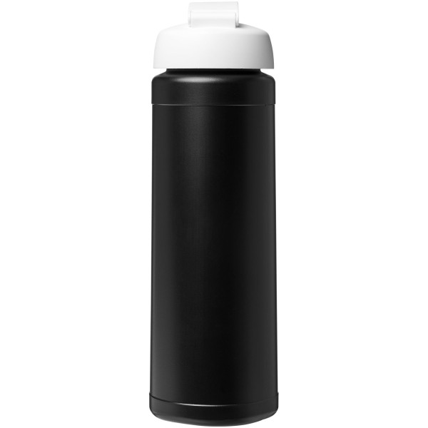 Baseline® Plus 750 ml flip lid sport bottle - Solid black/White