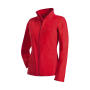 Fleece Jacket Women - Scarlet Red - S
