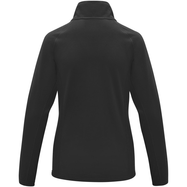 Zelus women's fleece jacket - Solid black - XXL