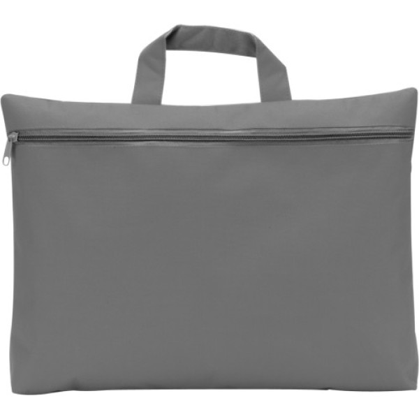 Polyester (600D) conference bag Elfrieda grey
