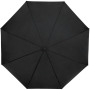 Birgit 21'' opvouwbare windproof gerecyclede PET-paraplu - Zwart