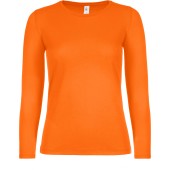 #E150 Ladies' T-shirt long sleeves Orange XL