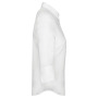 Overhemd in onderhoudsvriendelijk polykatoen-popeline 3/4-mouwen dames White S