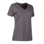 PRO Wear CARE T-shirt | V-neck | women - Silver grey, XL