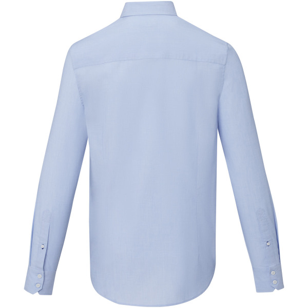 Cuprite long sleeve men's GOTS organic shirt - Light blue - XS