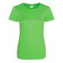 AWDis Ladies Cool Smooth T-Shirt, Lime Green, XS, Just Cool