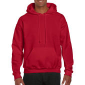 DryBlend Adult Hooded Sweat - Red - 2XL