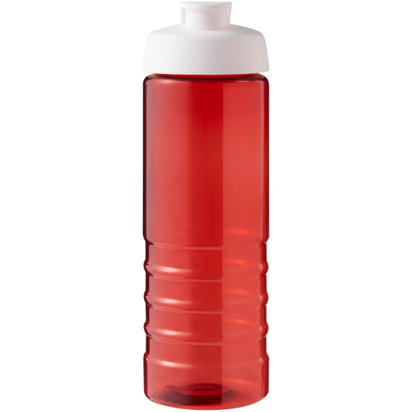 H2O Active® Eco Treble 750 ml flip lid sport bottle - Red/White