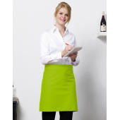 BRUSSELS Short Bistro Apron - White - One Size