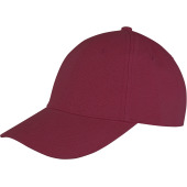 Memphis Brushed Cotton Low Profile Cap Burgundy One Size