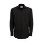 Smart LSL/men Poplin Shirt - Black