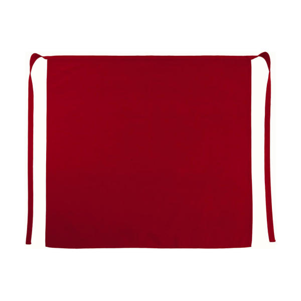 LONDON Long Bistro Apron - Red - One Size