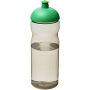 H2O Active® Eco Base 650 ml sportfles met koepeldeksel - Charcoal/Helder groen