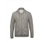 B&C ID.205 Hooded Full Zip Sweatshirt 50/50, H. Grey, XS
