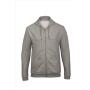 B&C ID.205 Hooded Full Zip Sweatshirt 50/50, H. Grey, XS