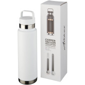 Colton 600 ml met koper vacuüm geïsoleerde drinkfles - Wit