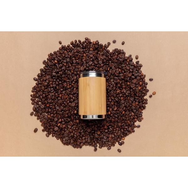 Bamboo coffee to go tumbler, brown
