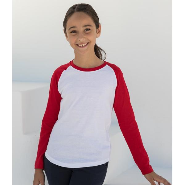 SF Minni Kids Long Sleeve Baseball T 