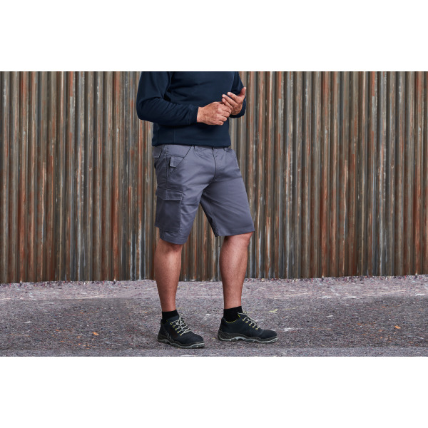 Polycotton Twill Shorts Black 28 UK