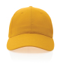 Impact AWARE™  6 panel 190gr gerecycled katoenen cap, geel