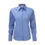 Ladies' LS Poplin Shirt - Corporate Blue - L (40)