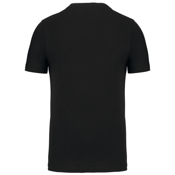 T-shirt V-hals korte mouwen Black XL
