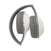 RCS standaard recycled plastic hoofdtelefoon, wit