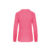 Damessportshirt Lange Mouwen Fluorescent  Pink S