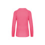 Damessportshirt Lange Mouwen Fluorescent  Pink XL