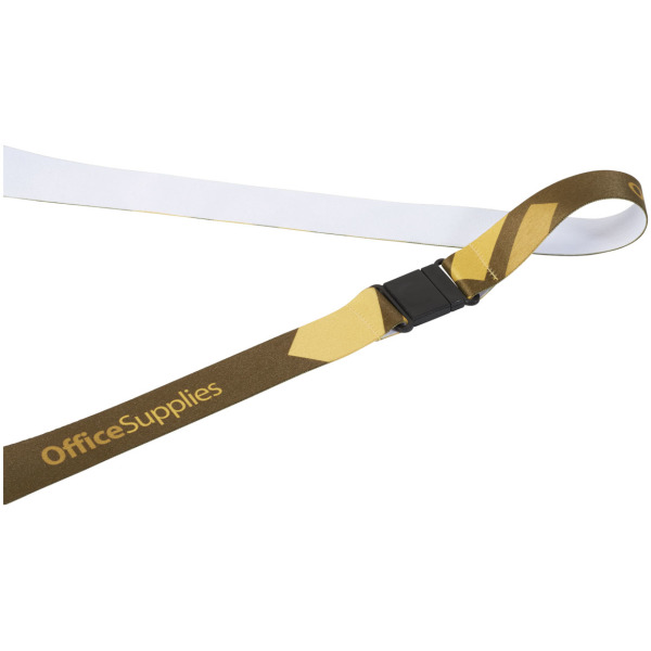 Addie sublimation lanyard - double side - White - 10mm