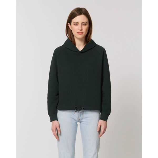 Stella Bower - Korte vrouwensweater met capuchon