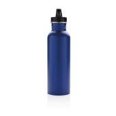 Deluxe RVS sportfles, blauw