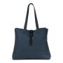 NORLÄNDER Dull PU Shopper Blauw