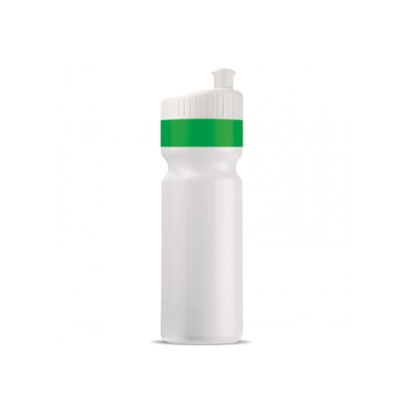 Sports bottle with edge 750ml - White / Green