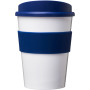 Americano® Medio 300 ml beker met grip - Wit/Blauw