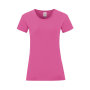 Kleuren Dames T-Shirt Iconic - FUCSI - M