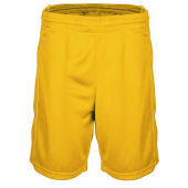Kinderbasketbalshort Sporty Yellow 12/14 ans