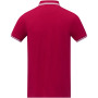 Amarago short sleeve men's tipping polo - Red - XS