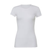 Women's Slim Fit Tee - White - XL